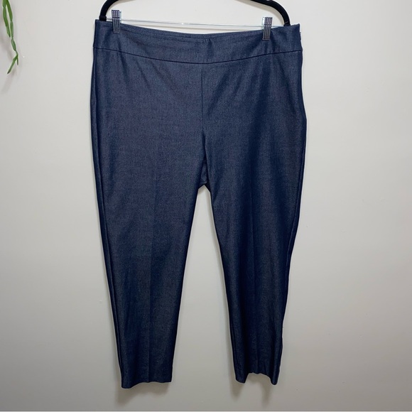 NWOT Talbots Chatham Slim Ankle Pants - Redefined Denim Size 14 - Picture 3 of 10